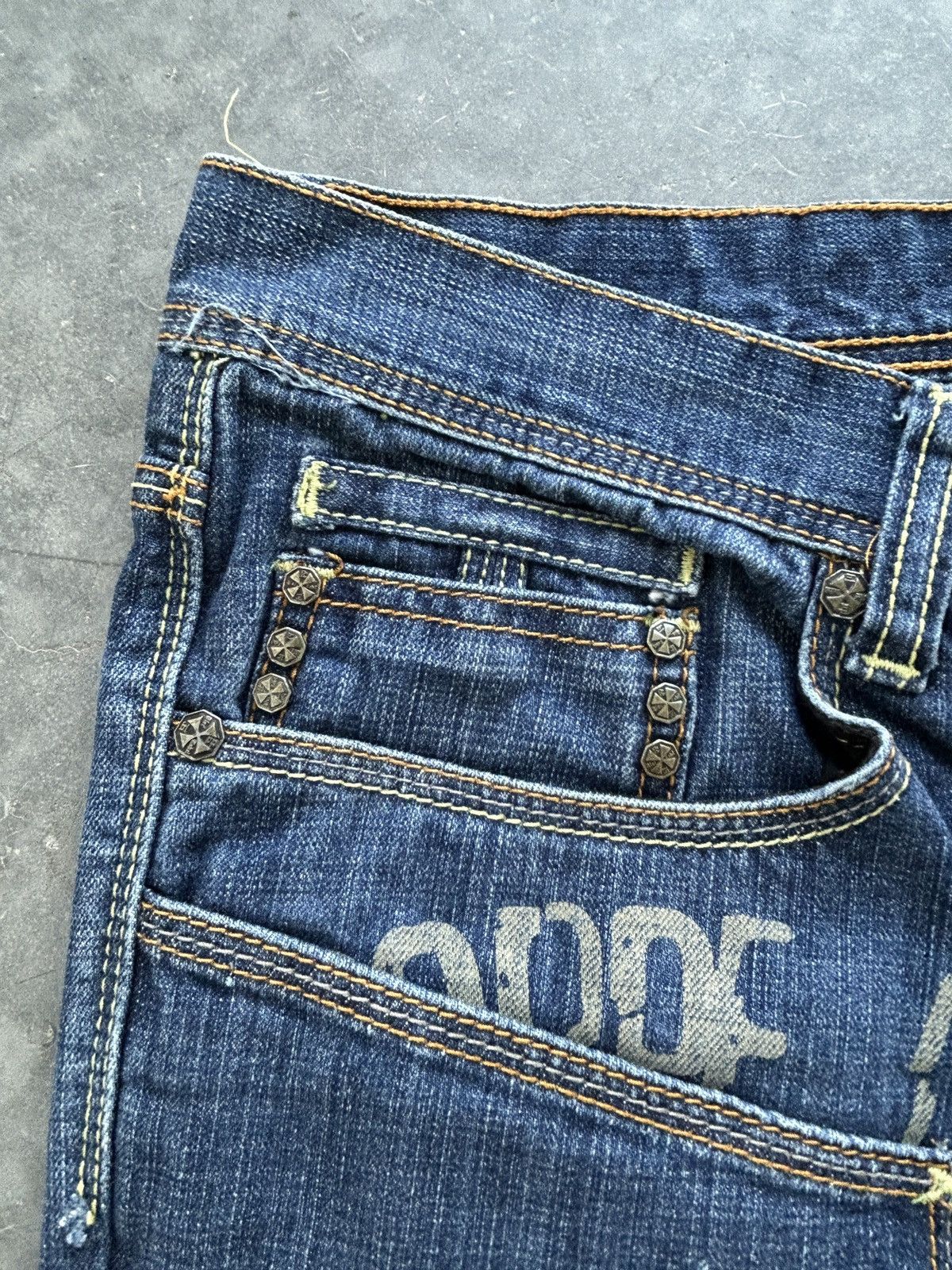 Black Label Vintage Y2K Blac Label Carpe Diem Flared Denim Size US 40 / EU 56 - 4 Thumbnail