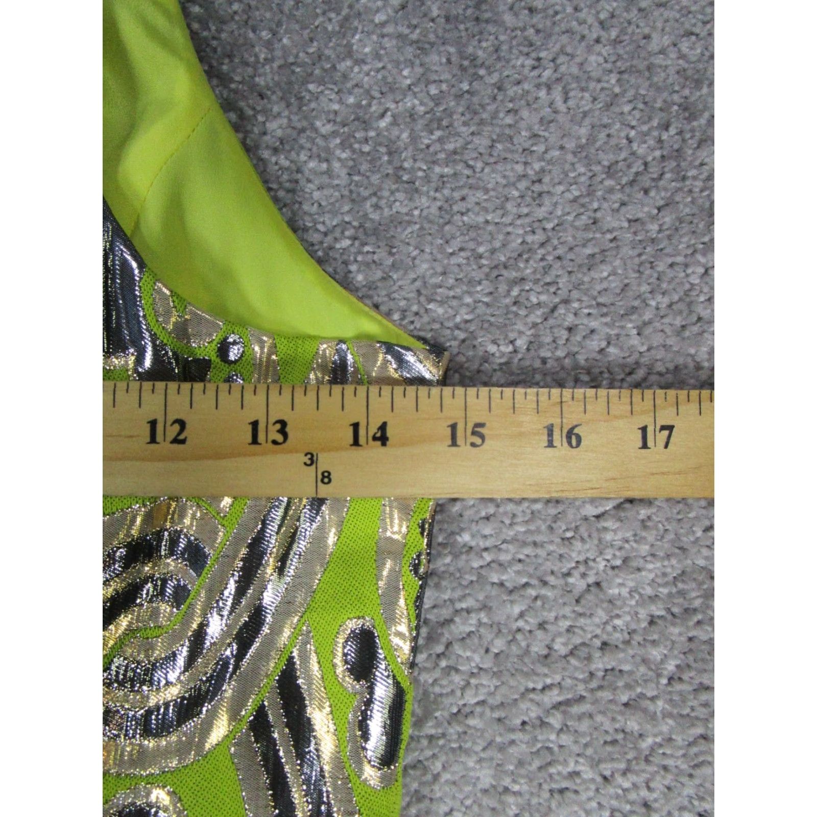Lilly Pulitzer Lilly Pulitzer Dress 0 Yellow Blue Beige Womens Size XS / US 0-2 / IT 36-38 - 6 Thumbnail
