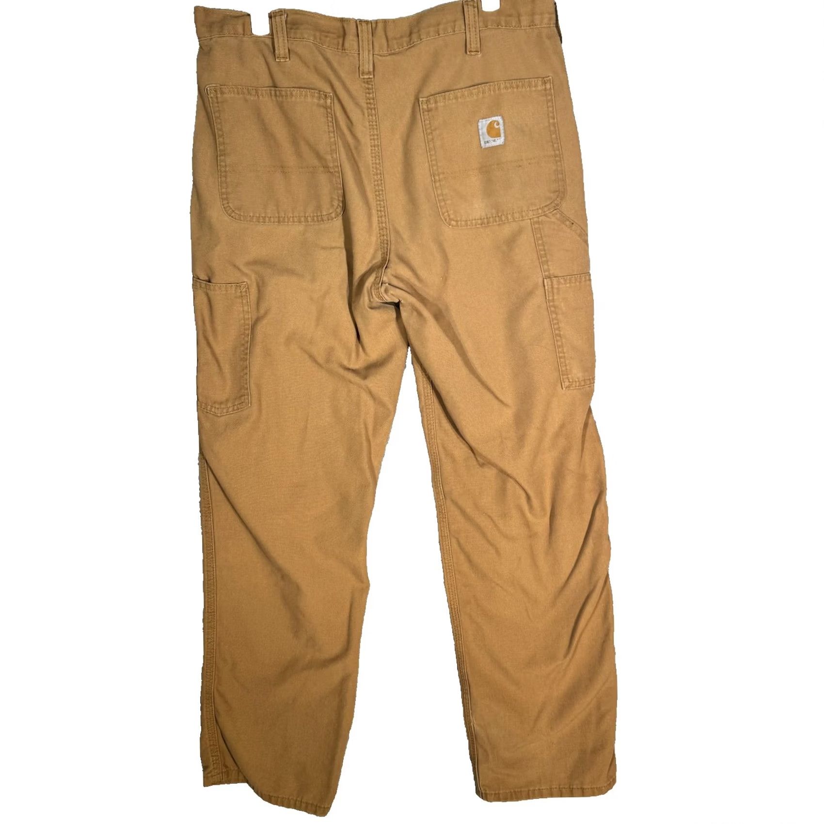 Carhartt Carhartt Pants Mens 34x32 Brown Dungaree Fit Canvas Durable Workwear Utility Modern Carhartt Logo Size US 34 / EU 50 - 2 Thumbnail