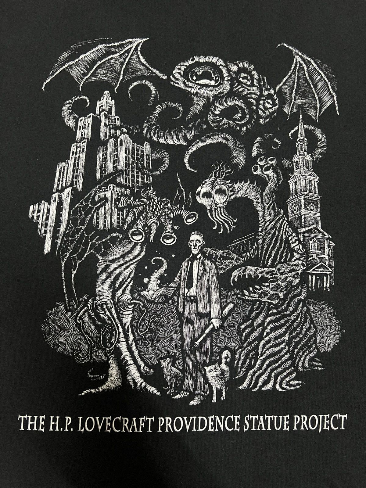 Other H.P. Lovecraft Providence Statue Project Tee USA M Size US M / EU 48-50 / 2 - 2 Thumbnail