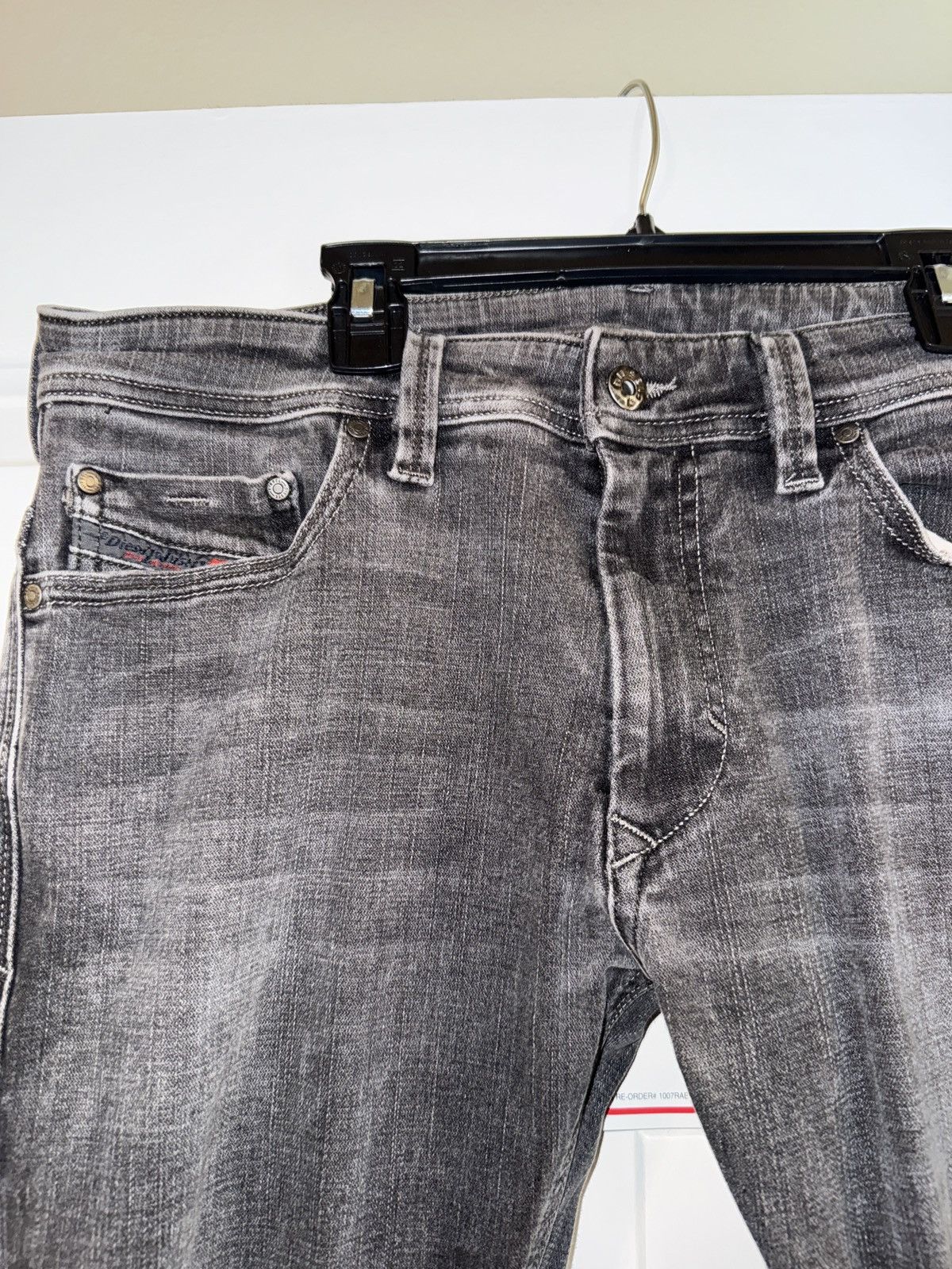Diesel Black washed Diesel Straight leg jeans sz 31 Size US 31 - 2 Thumbnail