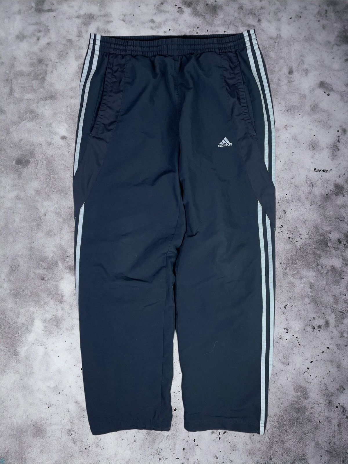 Adidas × Vintage Vintage Y2K Adidas Track Parachute Nylon Drill Pants Size US 32 / EU 48 - 2 Thumbnail