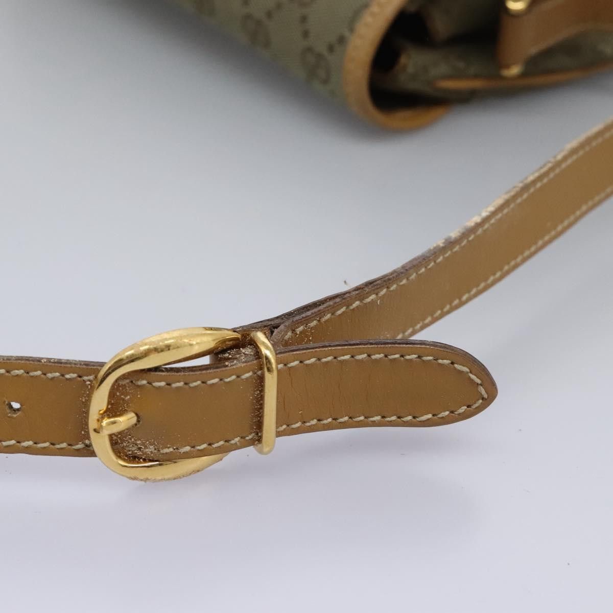 Gucci GUCCI GG Canvas Shoulder Bag Beige Gold Size ONE SIZE - 14 Thumbnail
