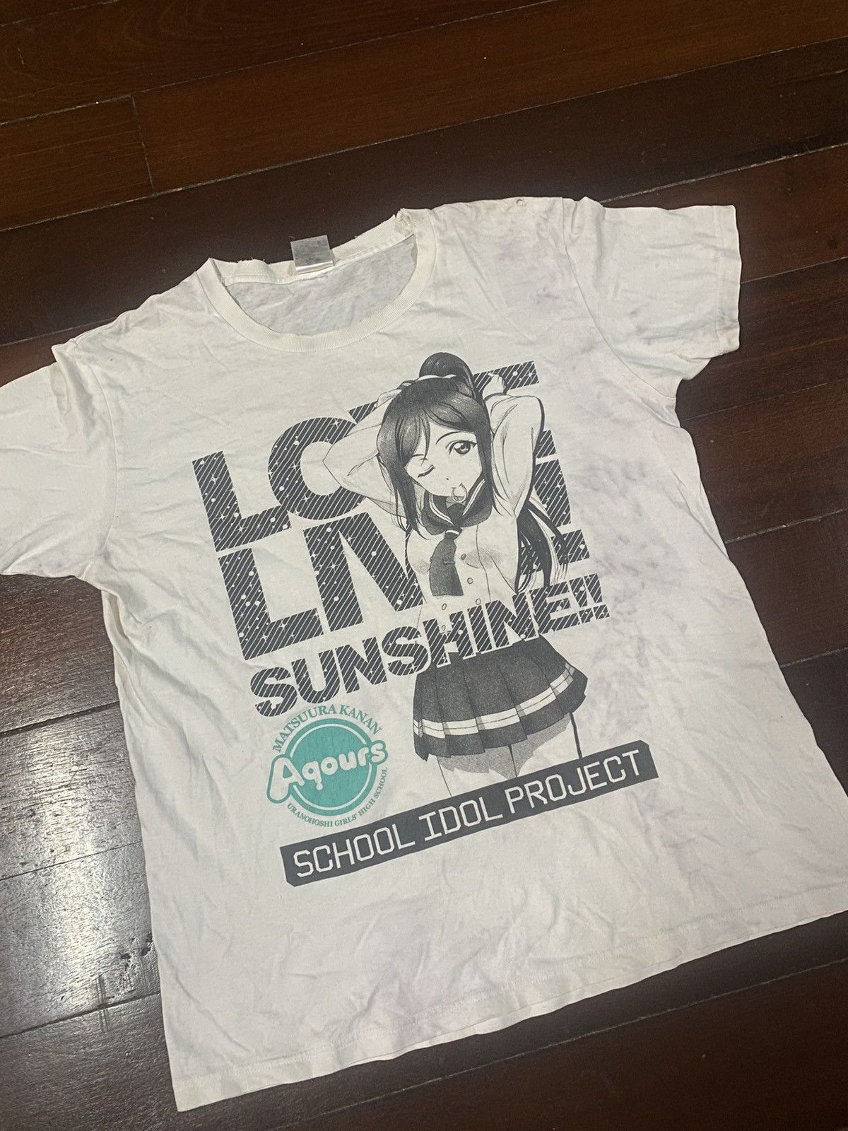 Vintage LOVE LIVE! SUNSHINE! MATSUURA KANAN school Idol Anime Japan Size US XL / EU 56 / 4 - 4 Thumbnail