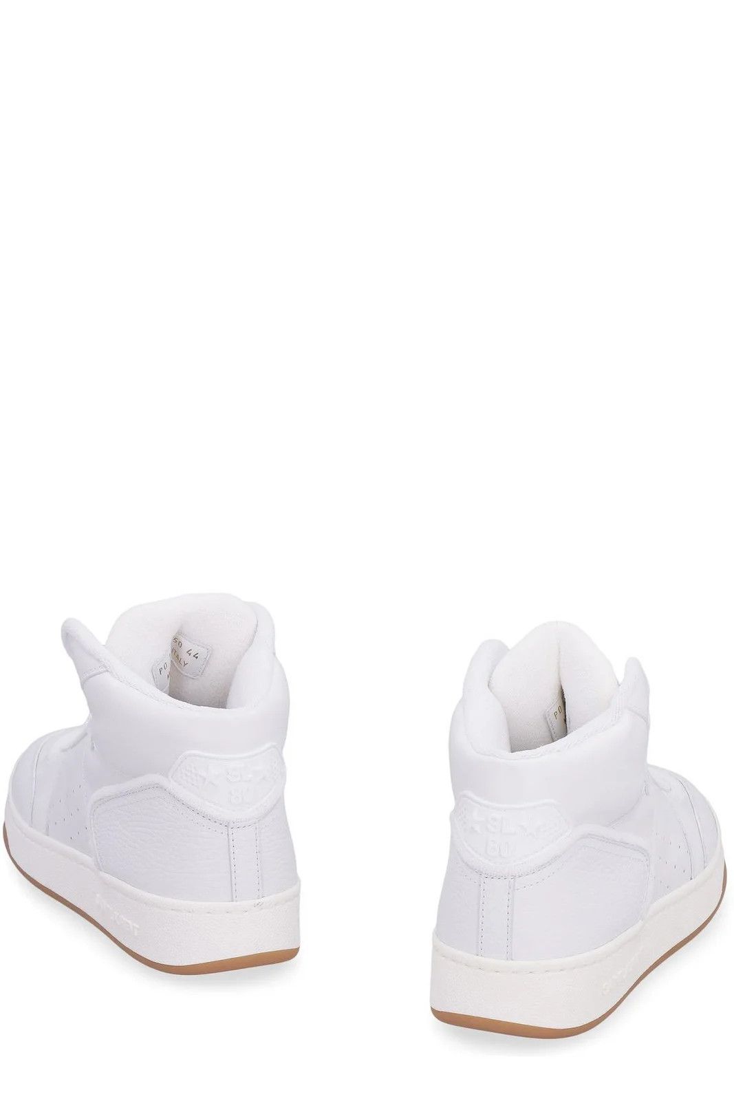 Saint Laurent Paris o1y0325 Logo Hi-Top Sneakers in White Size US 7 / EU 40 - 3 Thumbnail