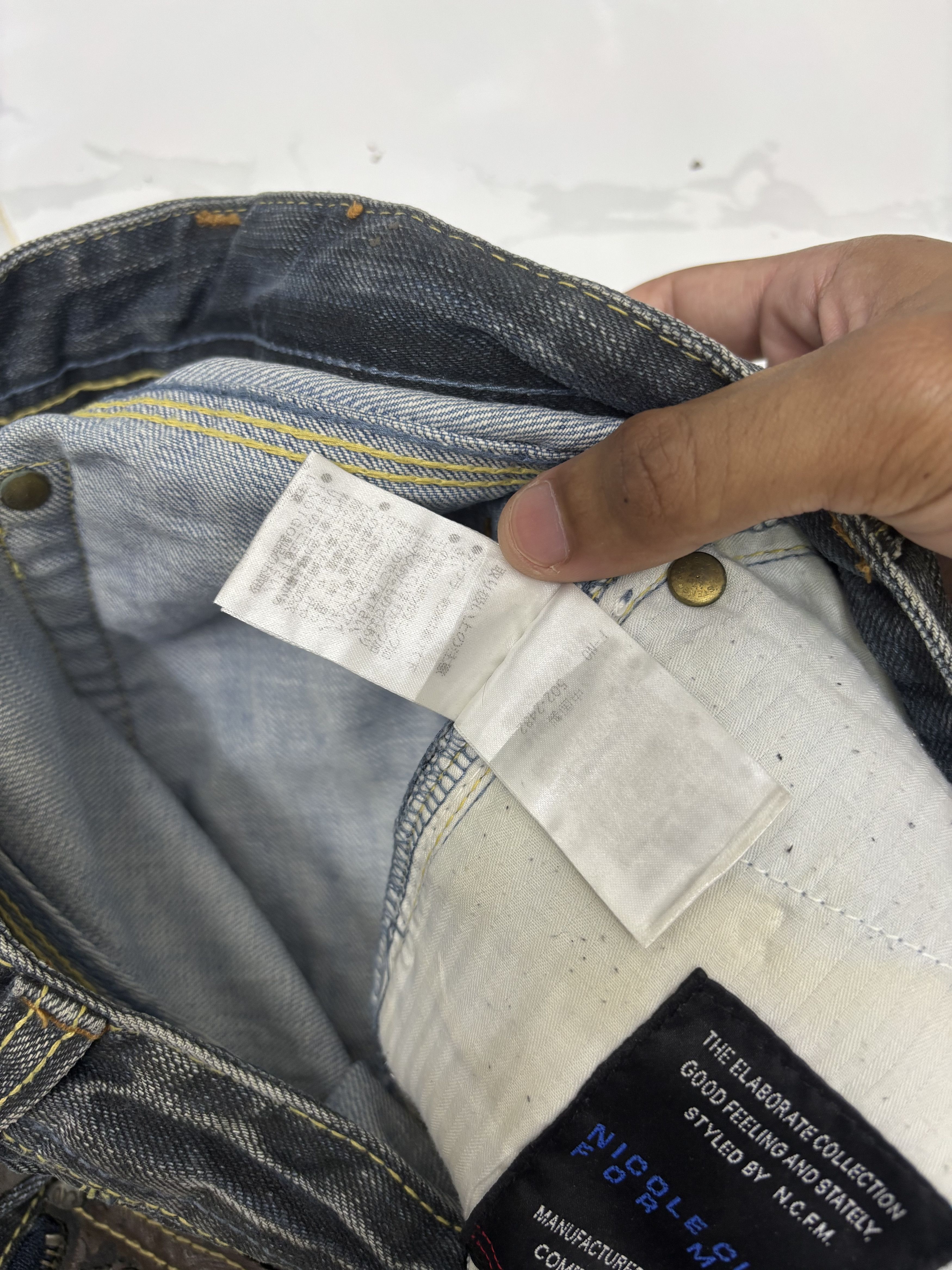 If Six Was Nine × Nicole Club × Obelisk Flare Jeans Nicole Club For Men Rusty Mud Wash Denim Jean Size US 30 / EU 46 - 14 Thumbnail