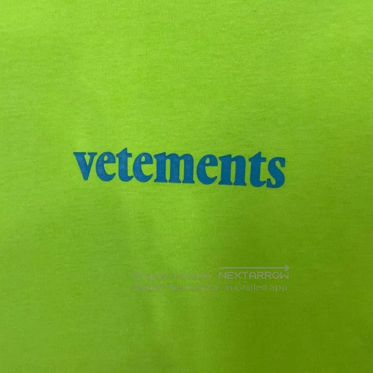 Other Vetements Classic avocado green label short-sleeve Size US M / EU 48-50 / 2 - 3 Thumbnail