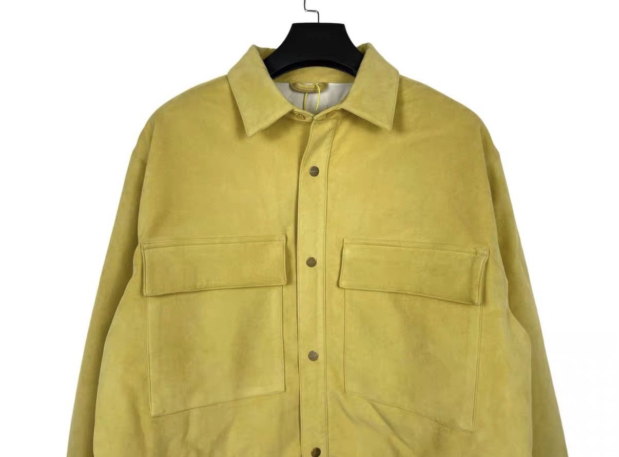 Fear of God Fear Of God 6th Lemon Yellow Suede Jacket J31 Size US L / EU 52-54 / 3 - 3 Thumbnail