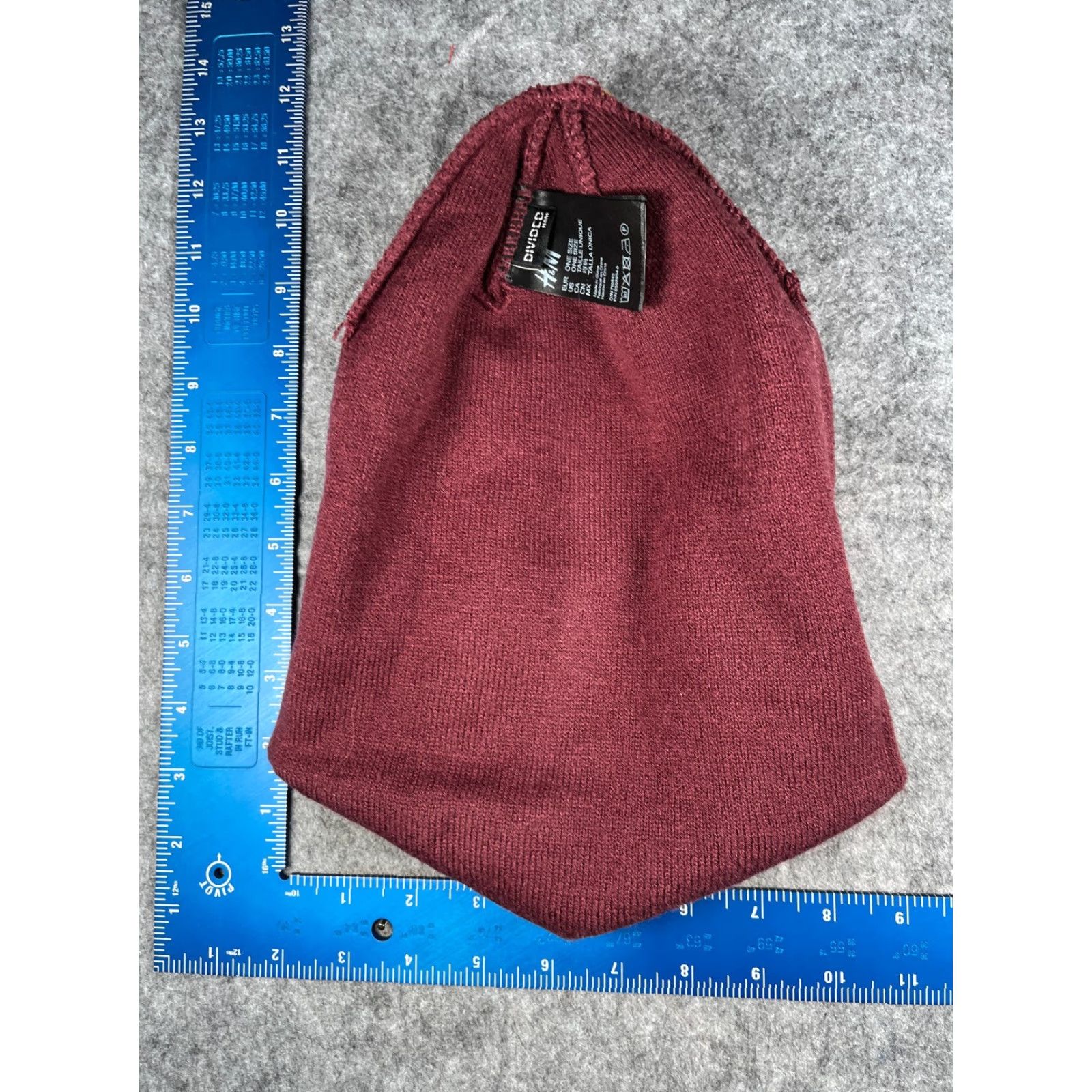 H&M H&M Unicorn Fan Club Divided Beanie Toque Women Red Knit Acrylic Blend Stretch Size ONE SIZE - 6 Thumbnail