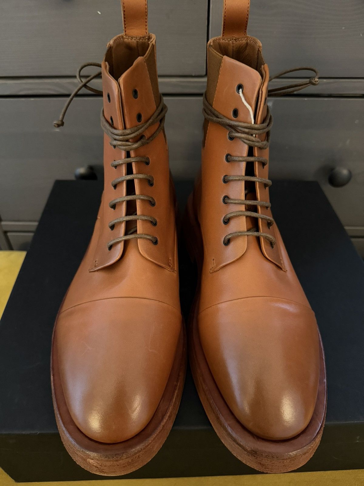 Marsell $1.3k combat boots, US8–8.5 (READ DESCRIPTION) Size US 8 / EU 41 - 3 Thumbnail