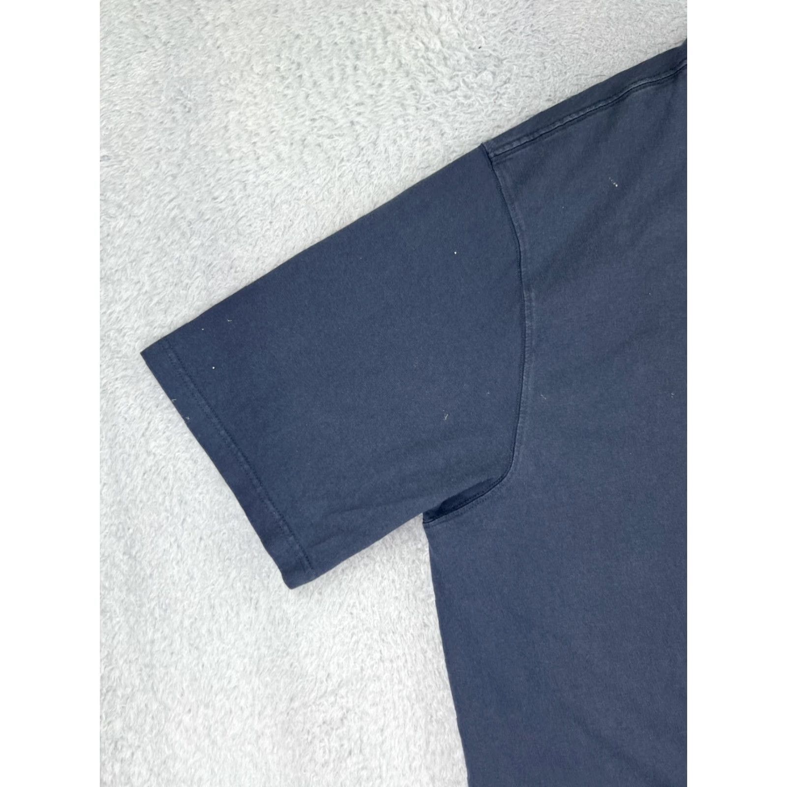 Carhartt Carhartt Work Shirt Mens 3XLT Blue Short Sleeve Crew Neck Cotton Blend Jersey Logo Classic Size US XXL / EU 58 / 5 - 6 Thumbnail