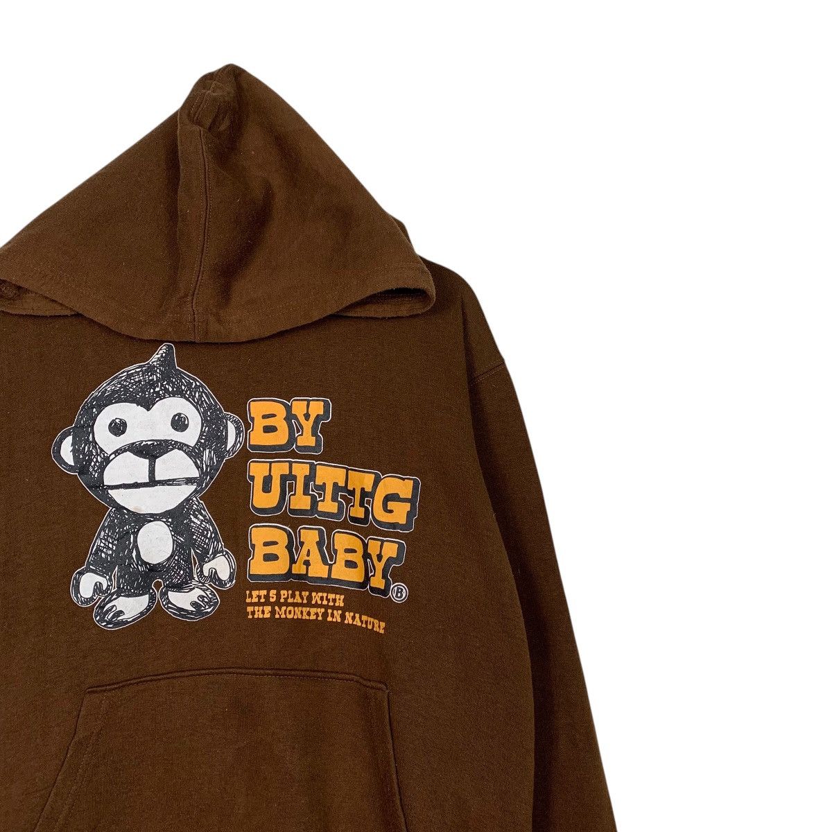 Japanese Brand Japanese Brand UITTG Baby Big Logo Hoodie Size US L / EU 52-54 / 3 - 5 Thumbnail