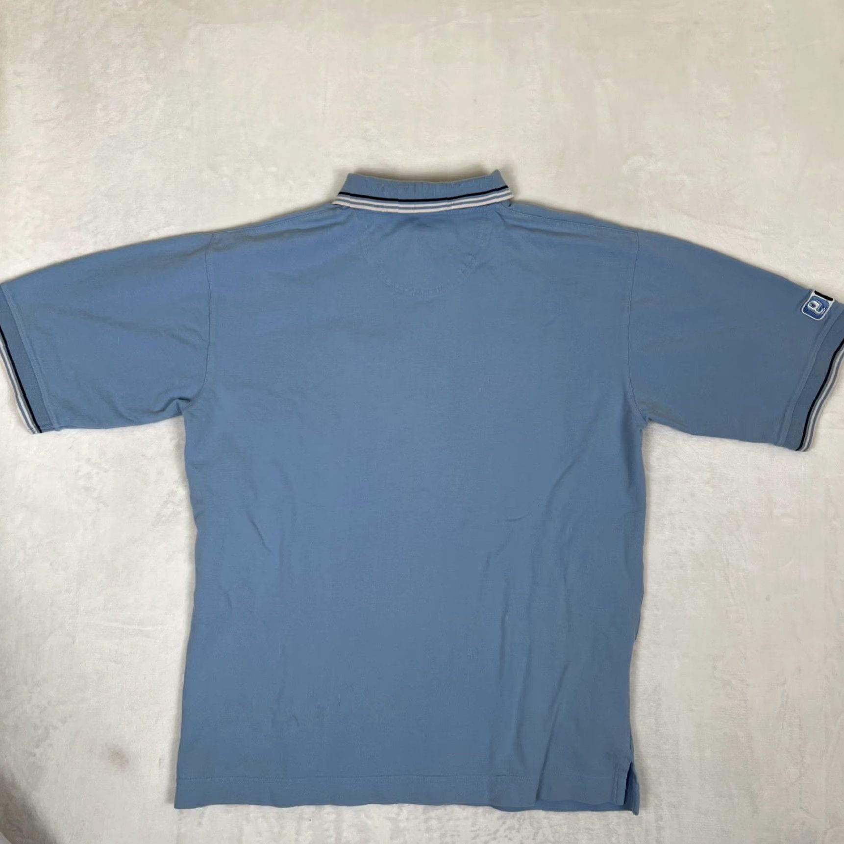 Enyce VINTAGE Enyce Polo Shirt L Blue Knit Cotton 90s Hip Hop Men Shirt Size US L / EU 52-54 / 3 - 7 Thumbnail