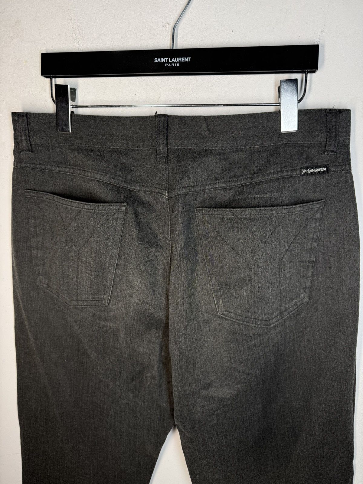 Yves Saint Laurent 36x32 YSL Casual Pants Grey YSL Jeans Size US 36 / EU 52 - 16 Thumbnail