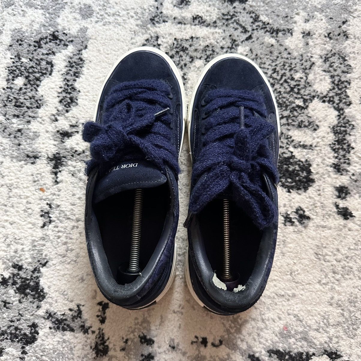 DENIM TEARS × Dior Dior Tears B33 Blue Oblique Denim Peace Sneakers Size US 9.5 / EU 42-43 - 4 Thumbnail