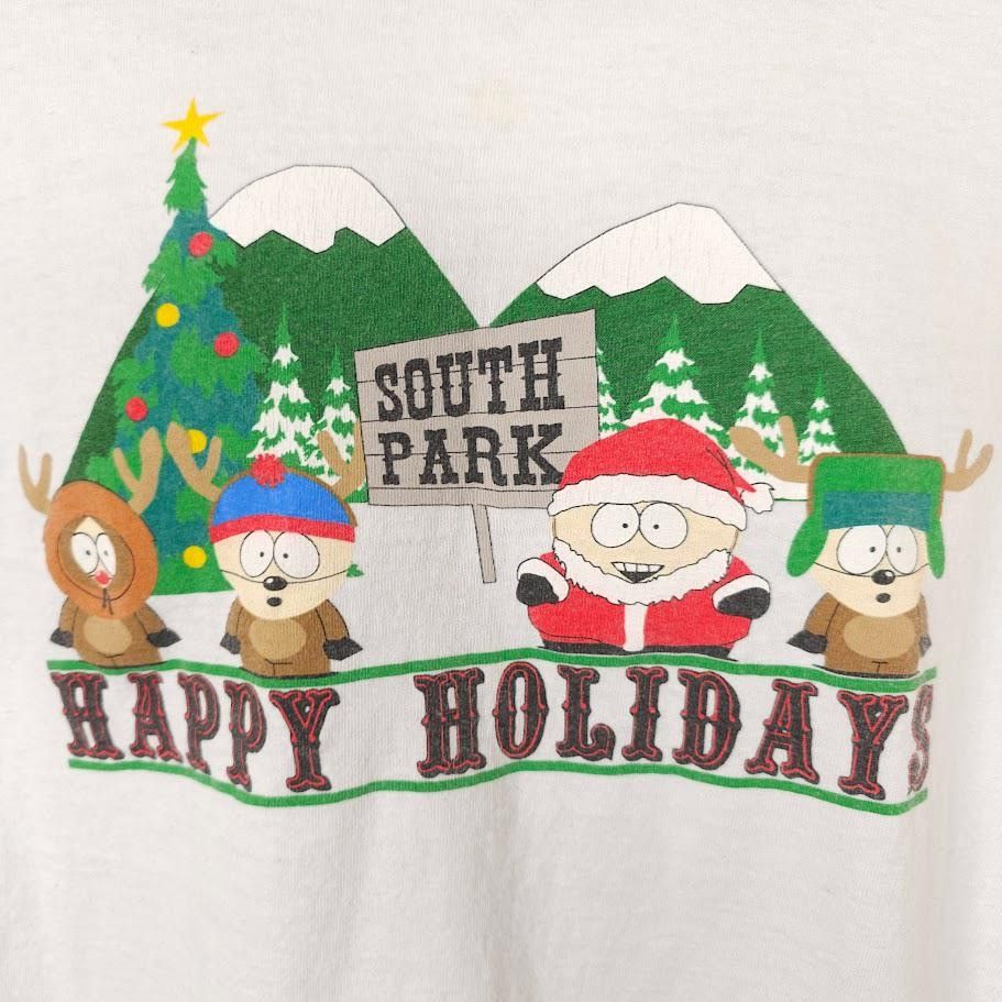Vintage Vintage South Park T Shirt Mens Size XL White Y2K Holidays Size US XL / EU 56 / 4 - 2 Thumbnail