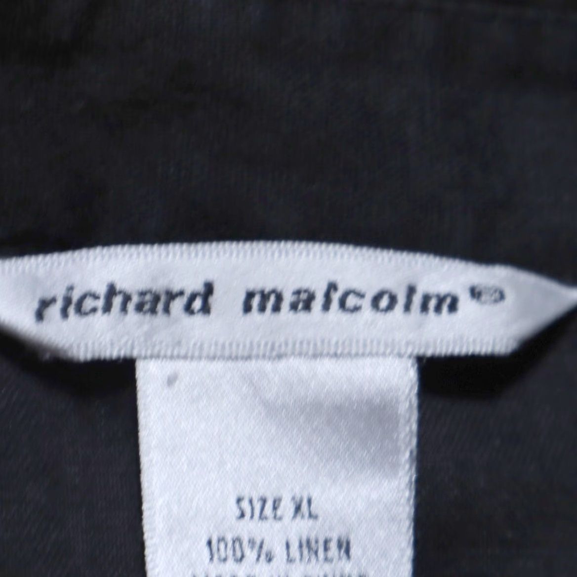 Asket VTG Robert Malcolm Easter Basket Irish Linen Top Black Women's XL Shirt 3/4 Sleeve Vintage Ladies Size XL / US 12-14 / IT 48-50 - 5 Thumbnail