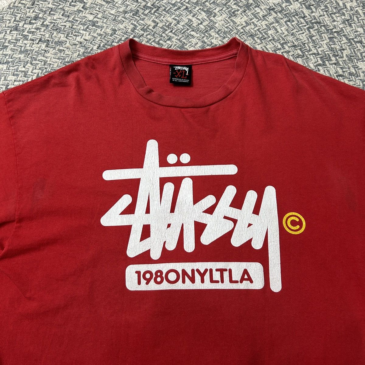 Stussy × Vintage Vintage Stussy 1980NYLTLA T-Shirt Size US S / EU 44-46 / 1 - 3 Thumbnail