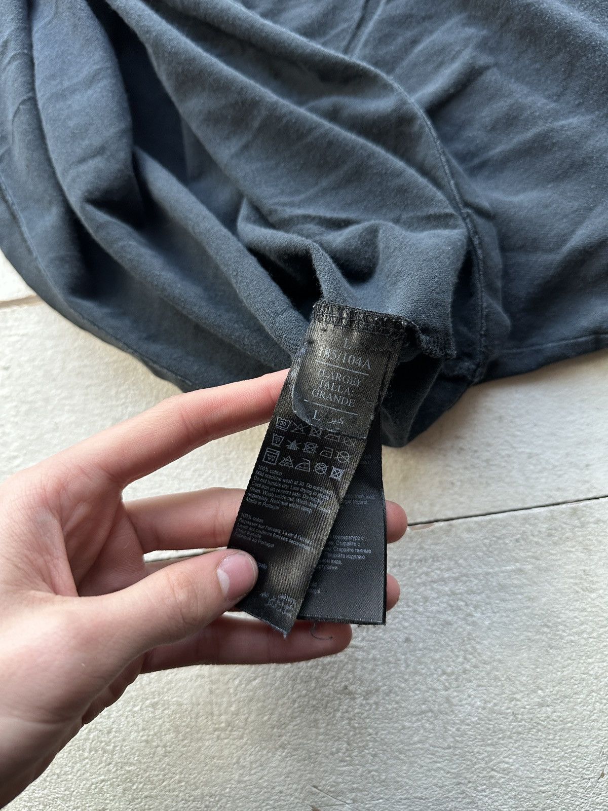 Allsaints 🚨ALLSAINTS GRAY T-SHIRT LUXURY OPIUM Y2K LUXURY Size US L / EU 52-54 / 3 - 8 Thumbnail