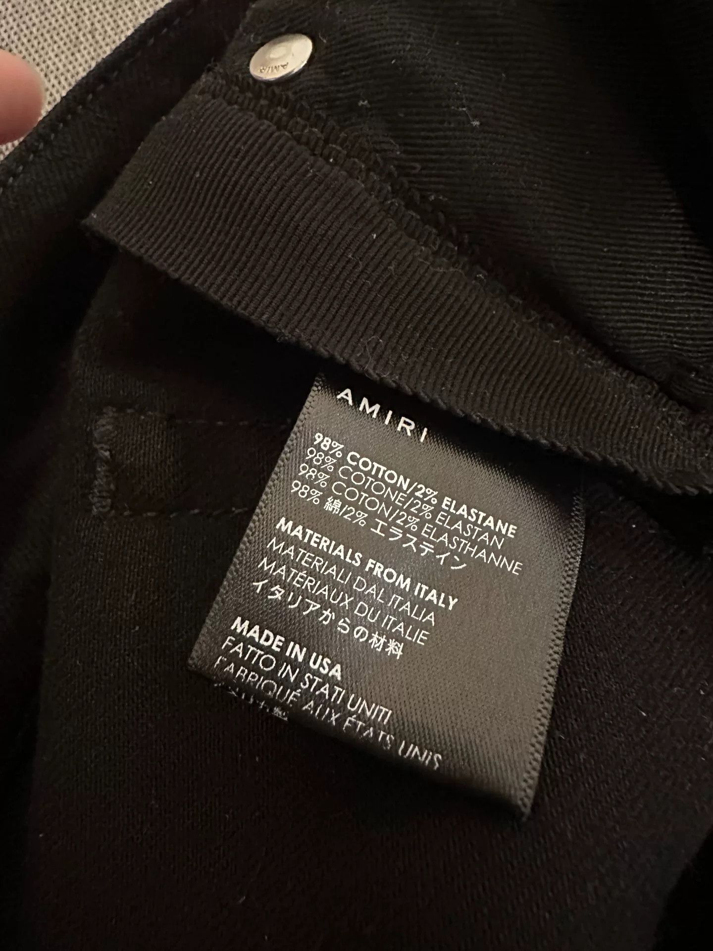 Amiri amiri black denim pants size 34 Size US 34 / EU 50 - 6 Thumbnail