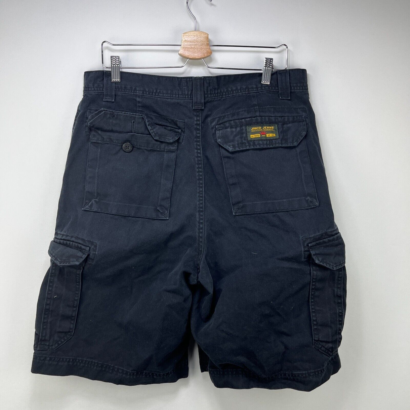 JNCO × Vintage Vintage JNCO Shorts Cargo Rare 36 Baggy Wide Leg Embroidered Size US 36 / EU 52 - 7 Thumbnail