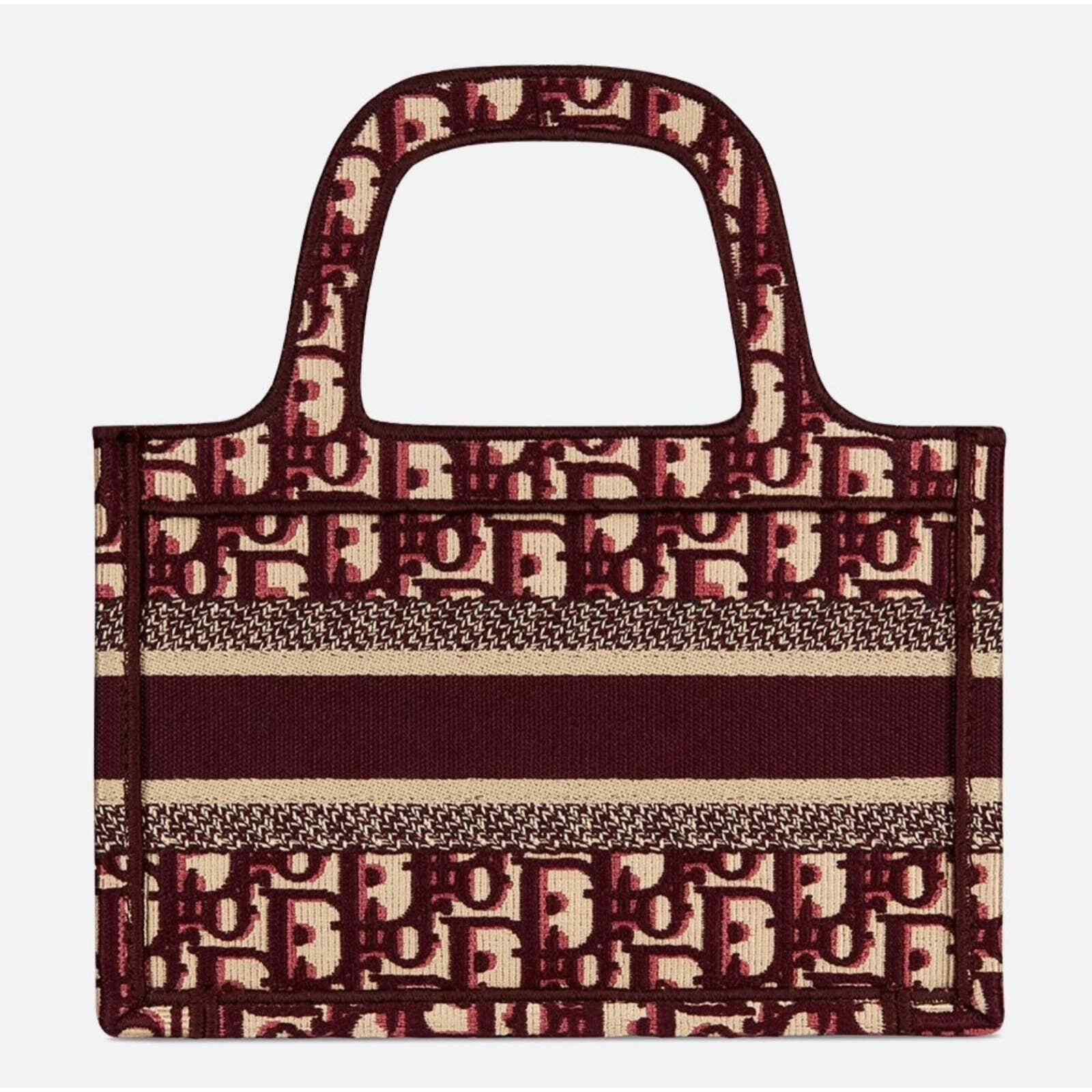 Dior Christian Dior Oblique Canvas Mini Book Tote Handle Bag Size ONE SIZE - 7 Thumbnail