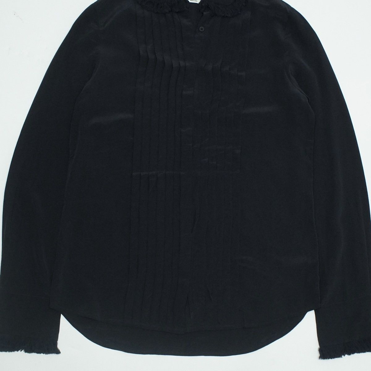 Zadig & Voltaire *NoTariff Zadig & Voltaire Tenri Deluxe Navy Silk Top Size XS / US 0-2 / IT 36-38 - 3 Thumbnail