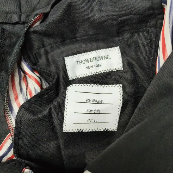 Thom Browne Thom Browne Black Mid-rise Straight Shorts -2507 Size US 26 / EU 42 - 7 Thumbnail