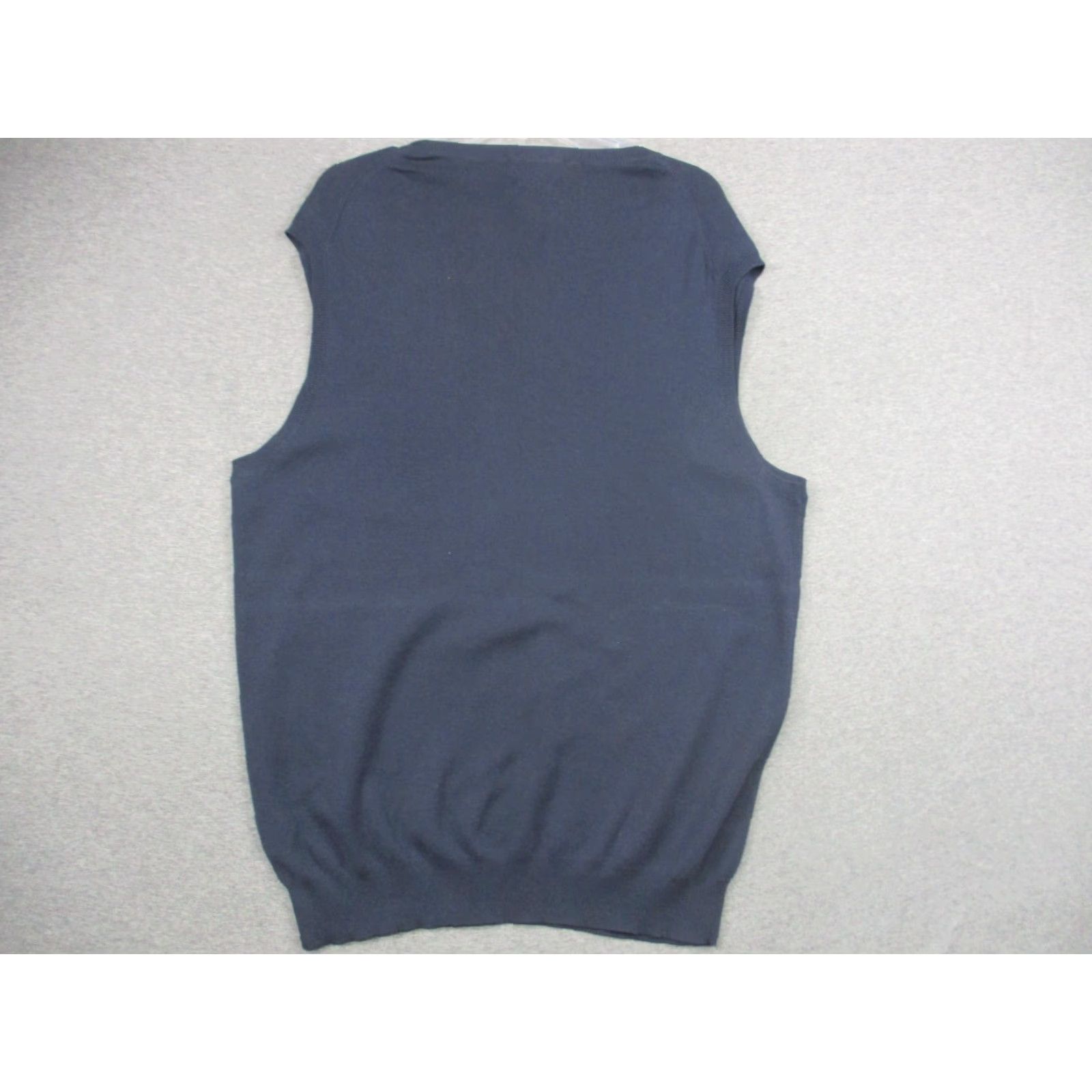 Polo Ralph Lauren Polo Ralph Lauren Sweater Vest Men Large Tall Navy Pima Cotton Size US L / EU 52-54 / 3 - 4 Thumbnail
