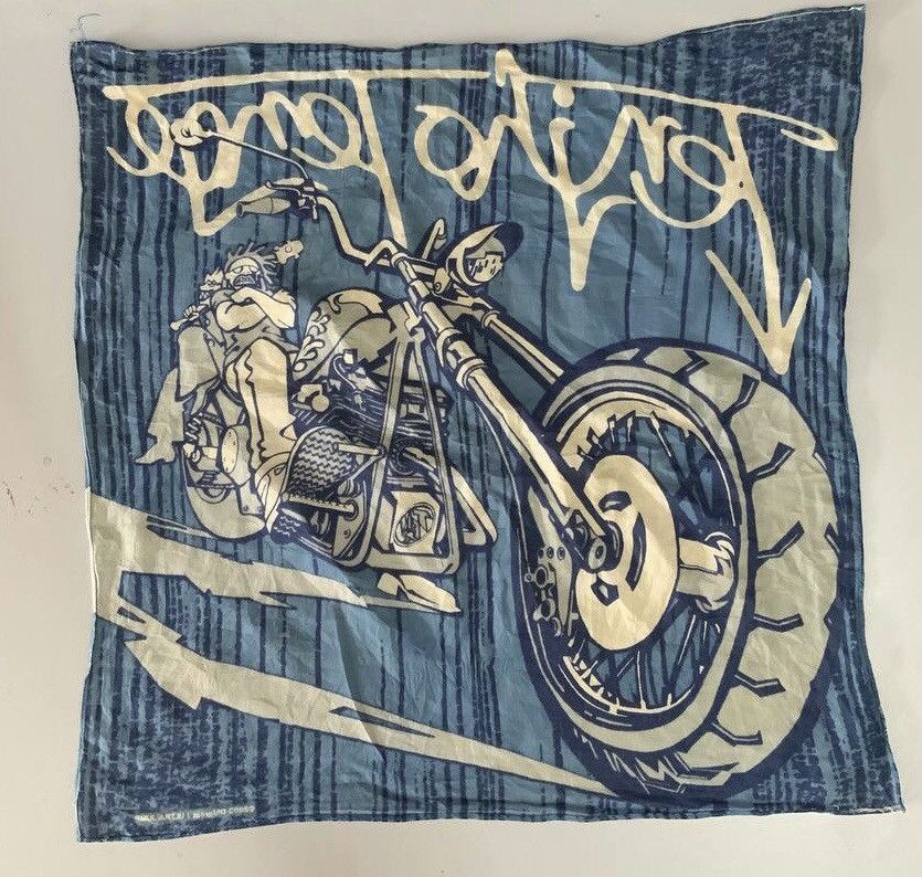 Japanese Brand Vintage Tenjho Tenge Handkerchief Size ONE SIZE - 9 Thumbnail