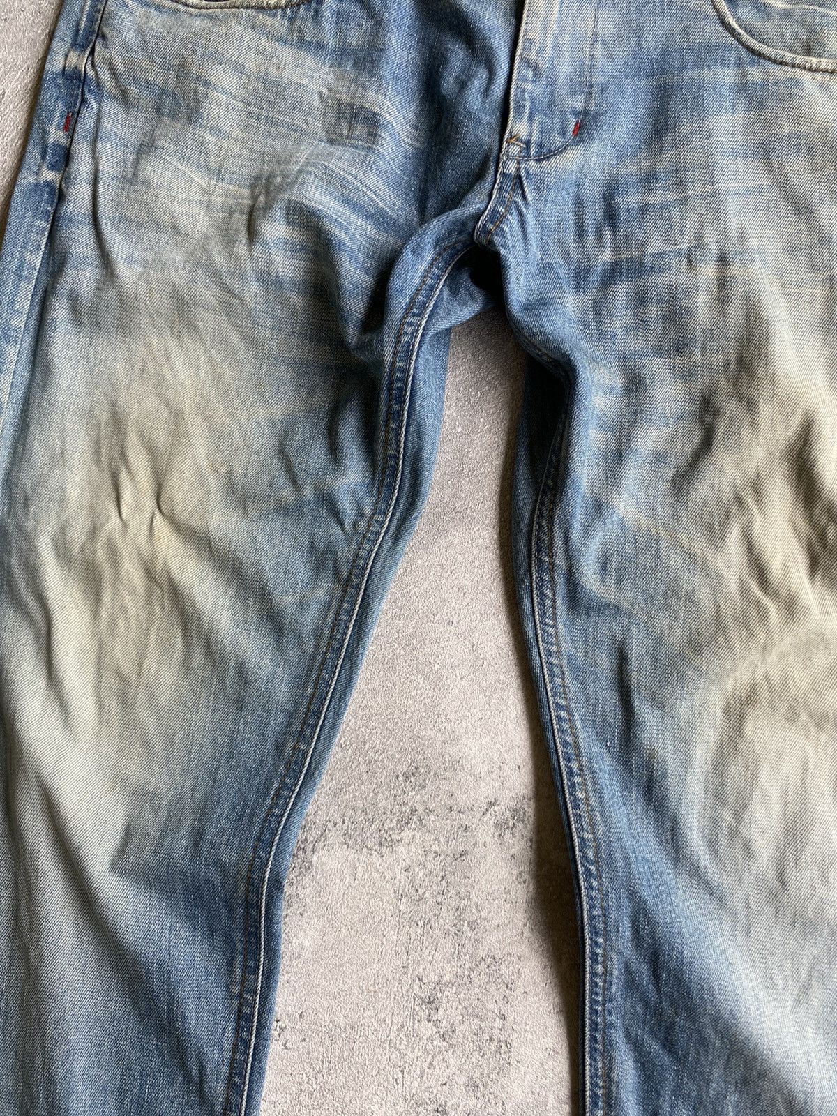 Edwin Edwin Edokatsu Distressed Selvedge Denim Size US 33 - 4 Thumbnail