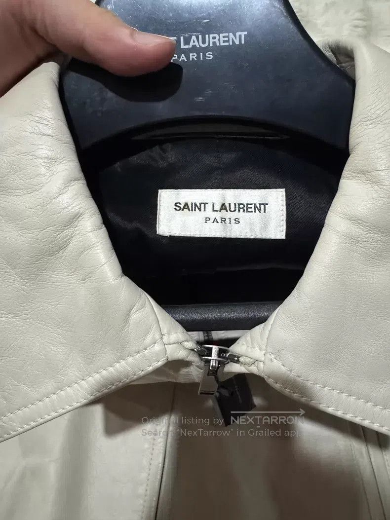 Saint Laurent Paris Saint Laurent Paris Distressed Patchwork Leather Men's Jac Size US L / EU 52-54 / 3 - 3 Thumbnail