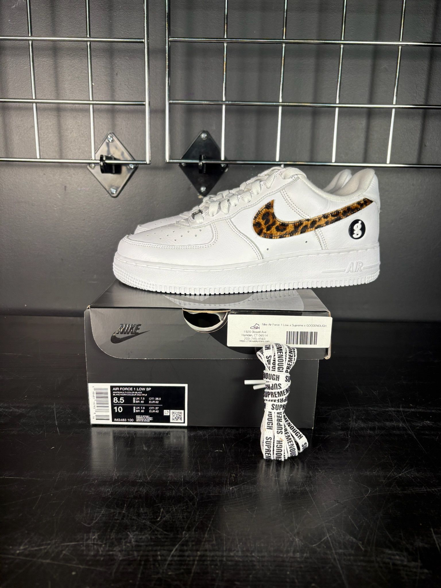 Supreme Nike Air Force 1 Low x Supreme x GOODENOUGH - Size 8.5 Size US 8.5 / EU 41-42 - 6 Thumbnail