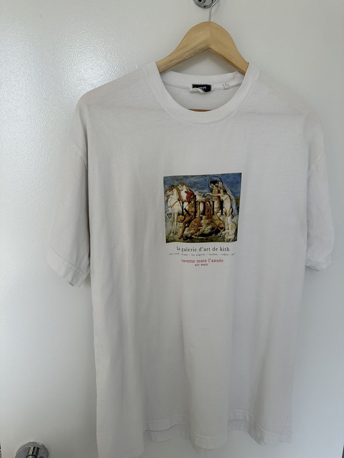 Kith Kith White Relaxed Painting Tee Size US L / EU 52-54 / 3 - 1 Thumbnail