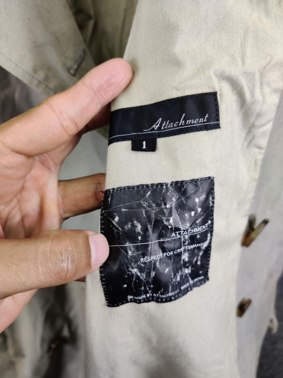 Attachment Attachment Double Breasted Belted Trench Coat Size US M / EU 48-50 / 2 - 9 Thumbnail