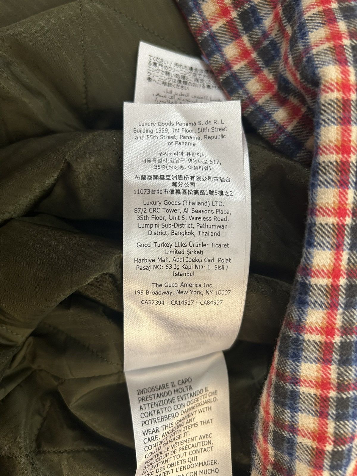 Gucci Gucci ICCUG (ICUG) Squirrel Appliqué Check Overshirt Jacket Size US L / EU 52-54 / 3 - 9 Thumbnail