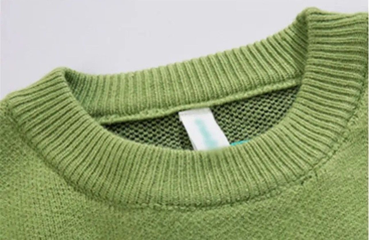 Japanese Brand × Vintage Sweater Men Harajuku Knitted Hip Hop Dinosaur Cartoon Size US M / EU 48-50 / 2 - 6 Thumbnail