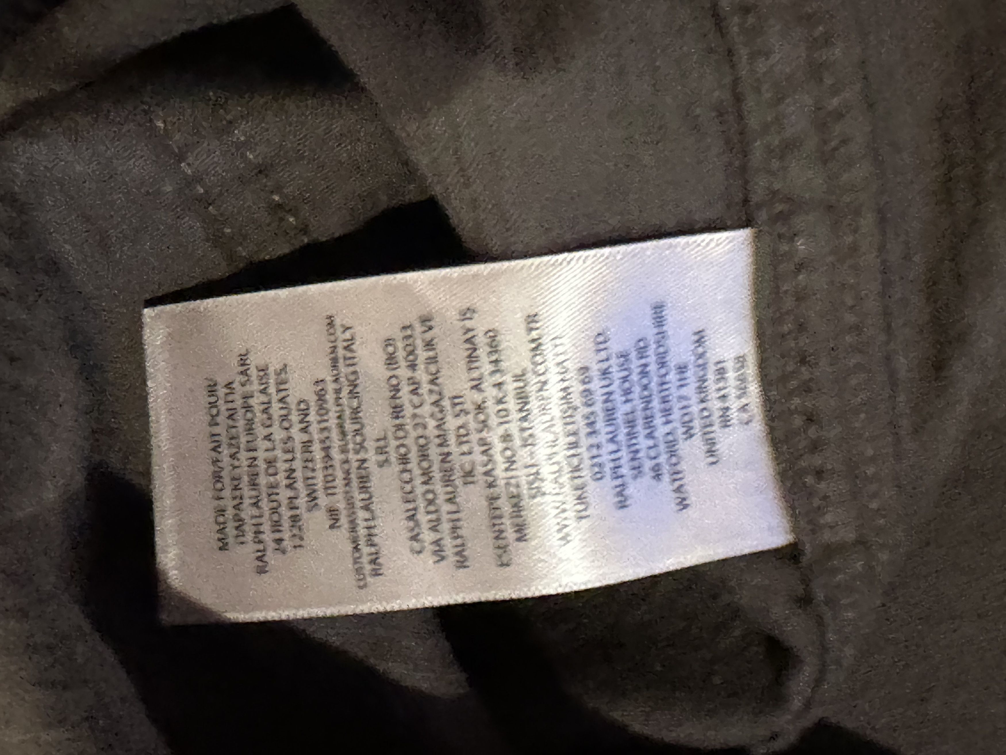 Polo Ralph Lauren POLO RALPH LAUREN Black Cotton-Corduroy Jacket $250 Size 2XL Size US XXL / EU 58 / 5 - 8 Thumbnail