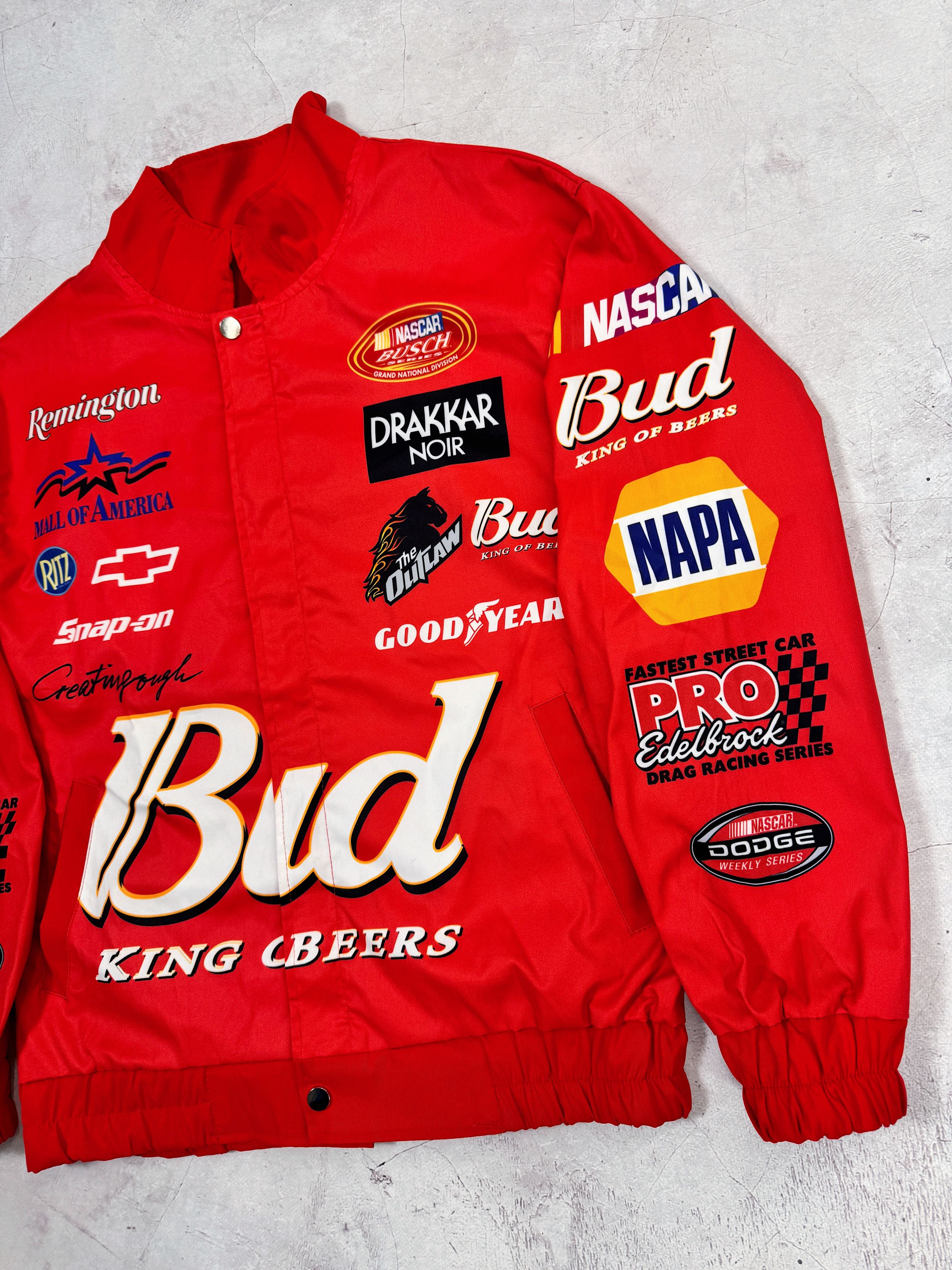 NASCAR NASCAR Racing Bomber Jacket Bud King of Beers Remington Size US M / EU 48-50 / 2 - 5 Thumbnail