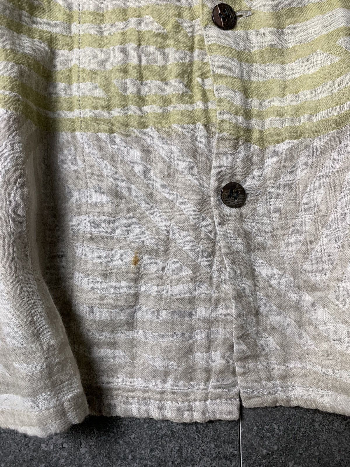 Issey Miyake 2000s Plantation Issey Miyake Pattern Button Up Size L / US 10 / IT 46 - 5 Thumbnail