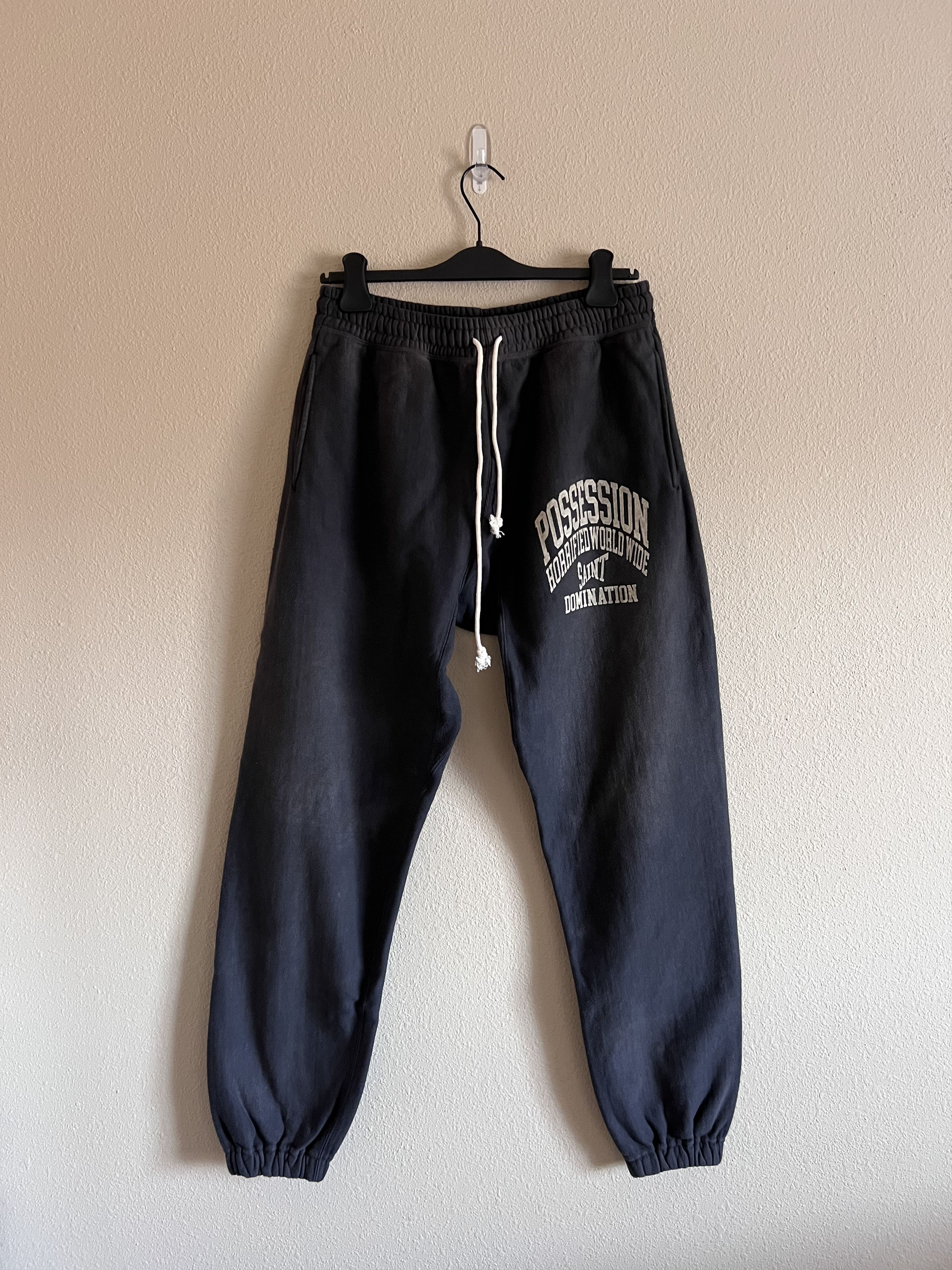 image of Saint Michael Possession Sweatpants In Black, Men's (Size 34)