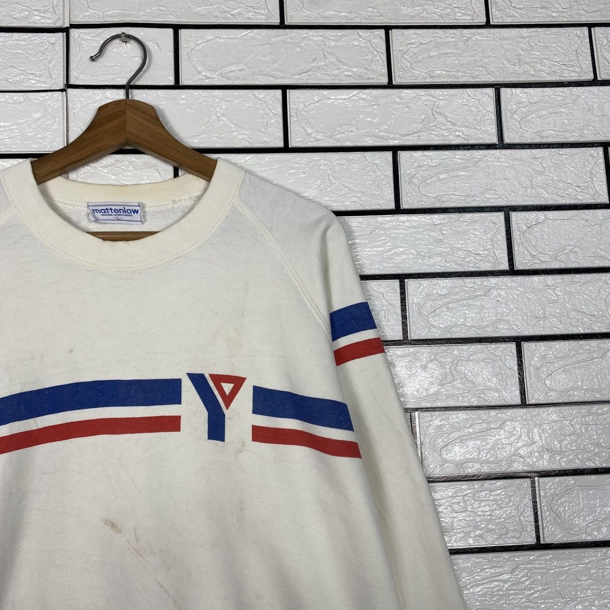 Japanese Brand 📌Vintage Sweatshirt YMCA Striped Design Issey Miyake Size US L / EU 52-54 / 3 - 7 Thumbnail
