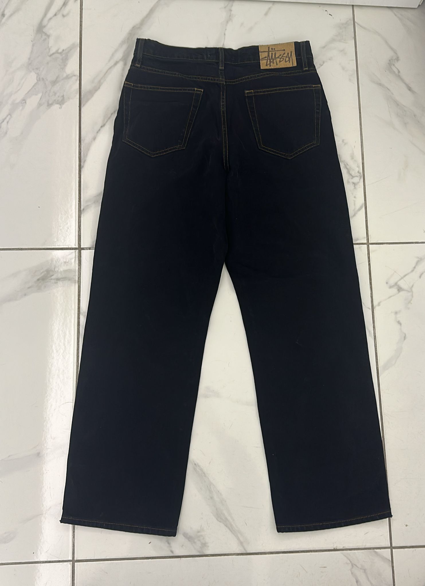 Stussy × Vintage Stüssy Classic Jean Size 30 Black Size US 30 / EU 46 - 1 Thumbnail