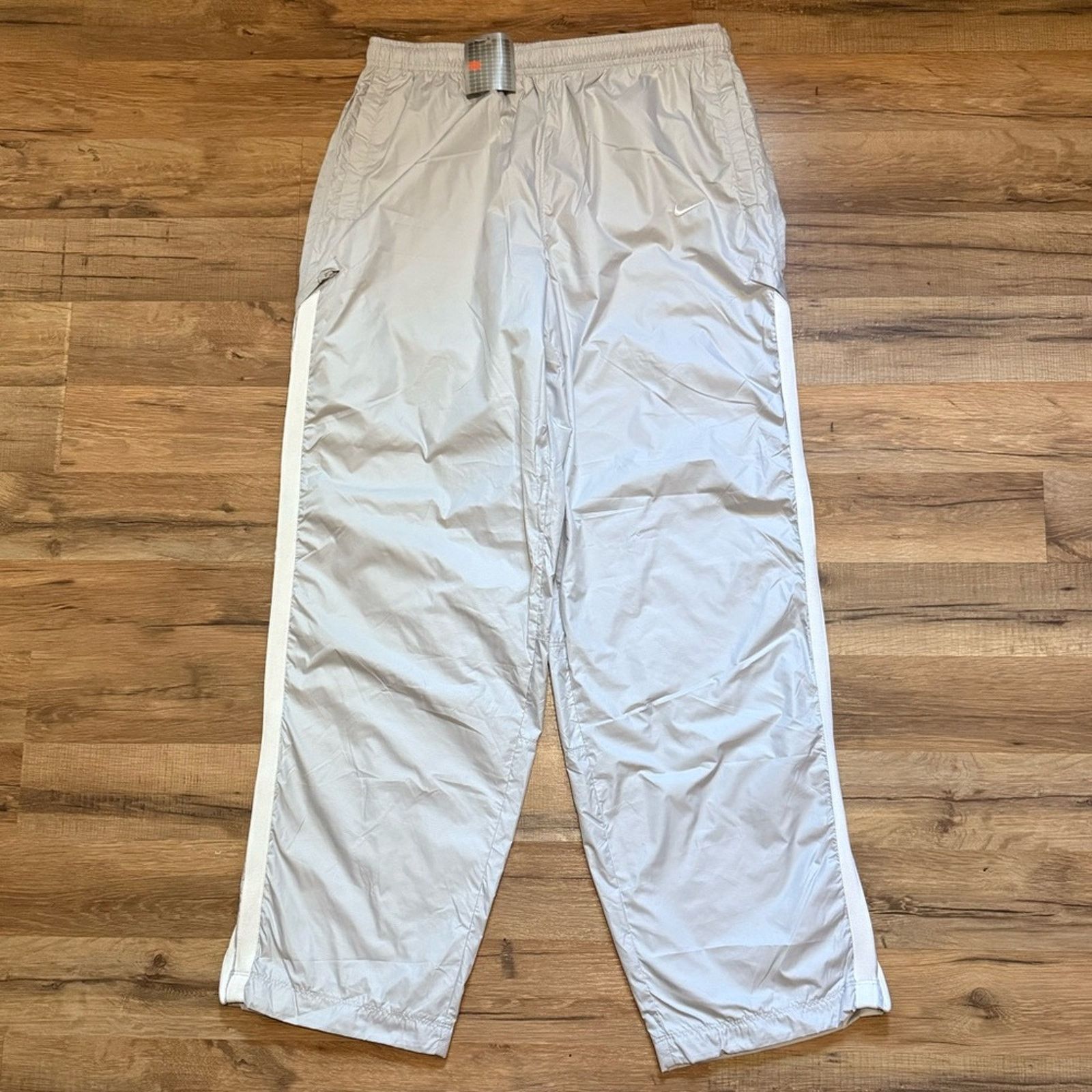 Nike Y2K Nike Solo Swoosh Spell Out Track Pants Size US 32 / EU 48 - 2 Thumbnail