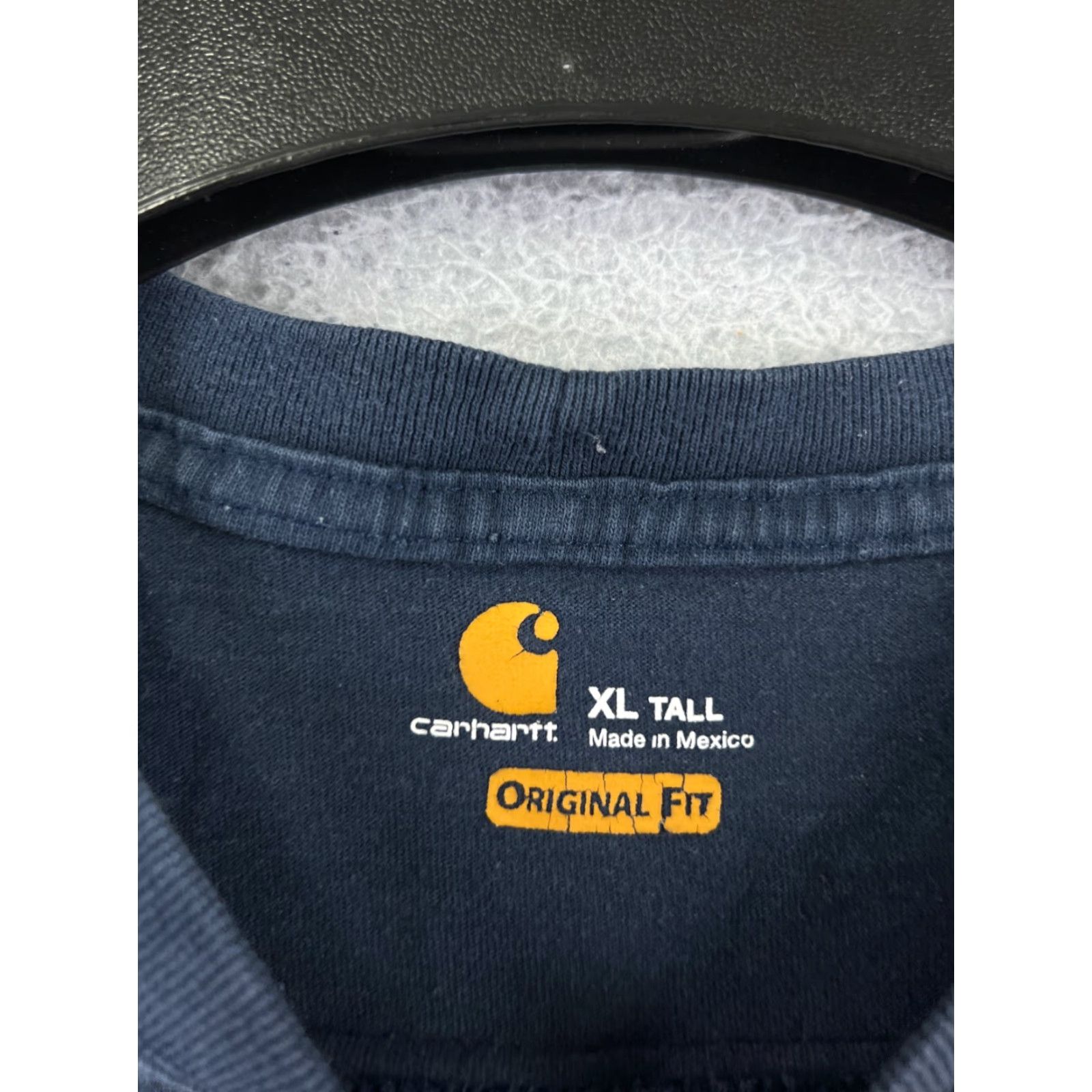 Carhartt Carhartt Shirt Mens XLT Blue Short Sleeve Crew Neck Cotton Jersey Work Classic Size US XL / EU 56 / 4 - 3 Thumbnail