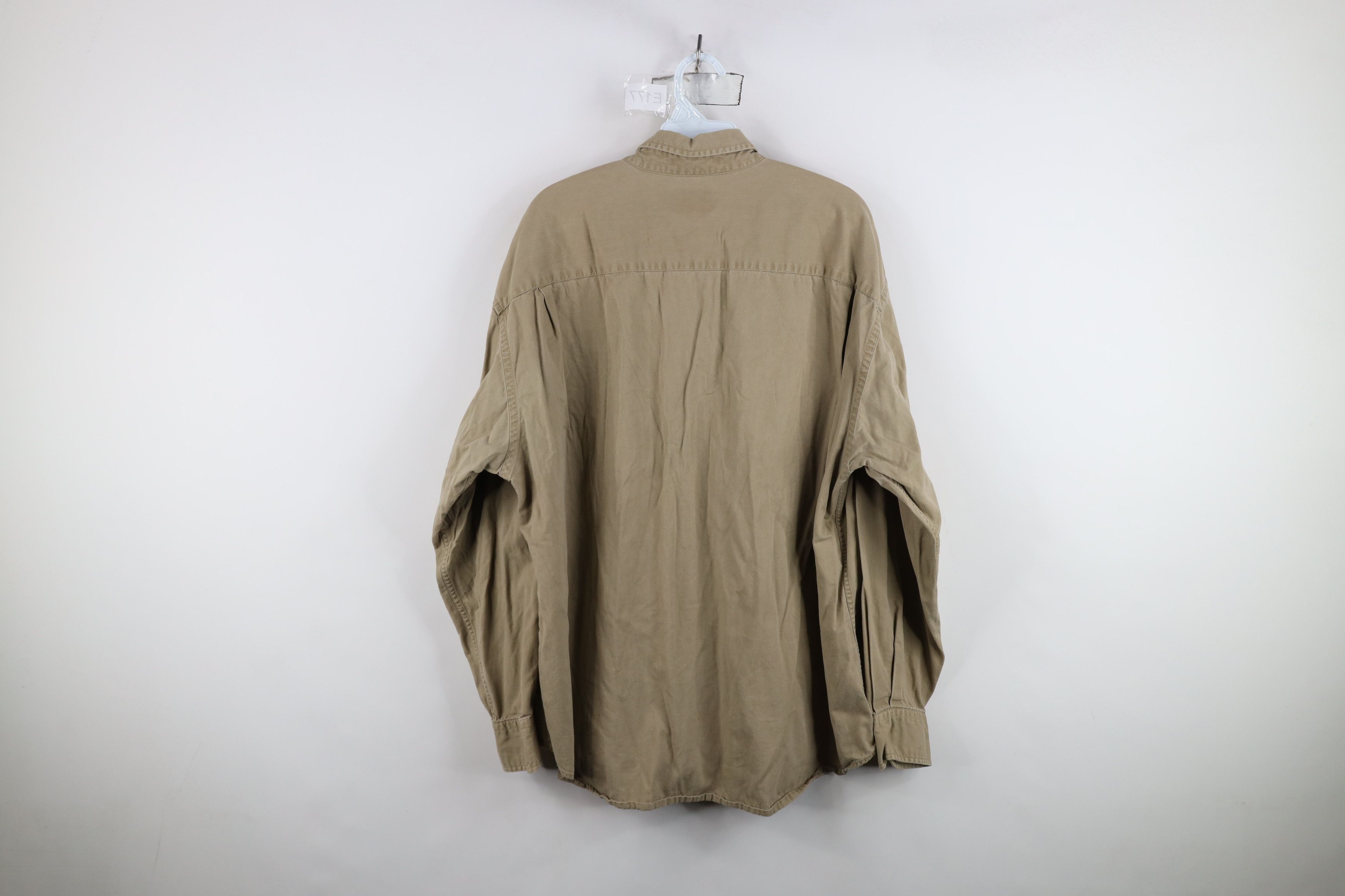 Vintage Vintage 90s Streetwear Pocket Collared Button Down Shirt Size US L / EU 52-54 / 3 - 13 Thumbnail