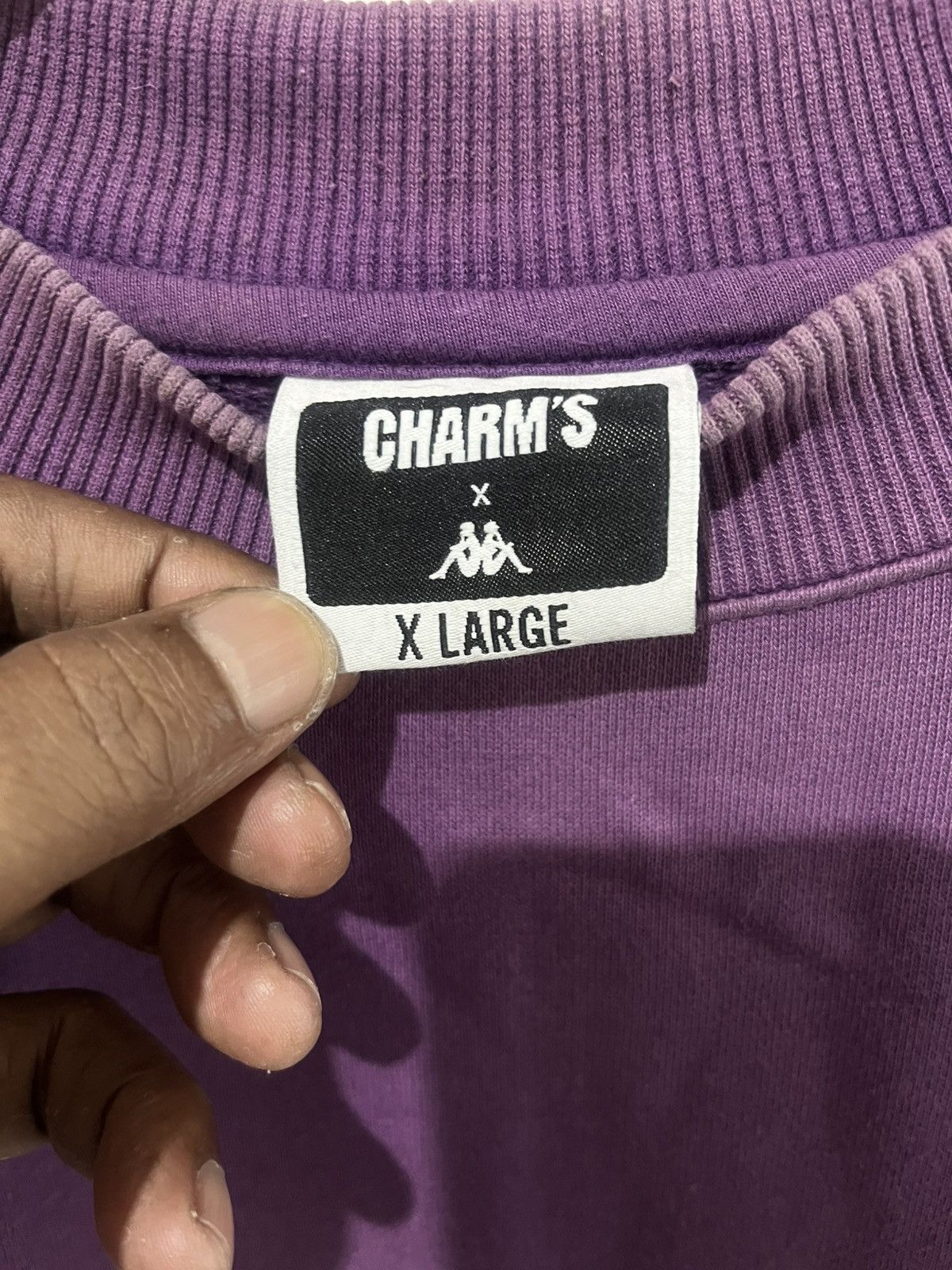 Kappa Kappa Charm"s" crewneck purple Size US XL / EU 56 / 4 - 6 Thumbnail