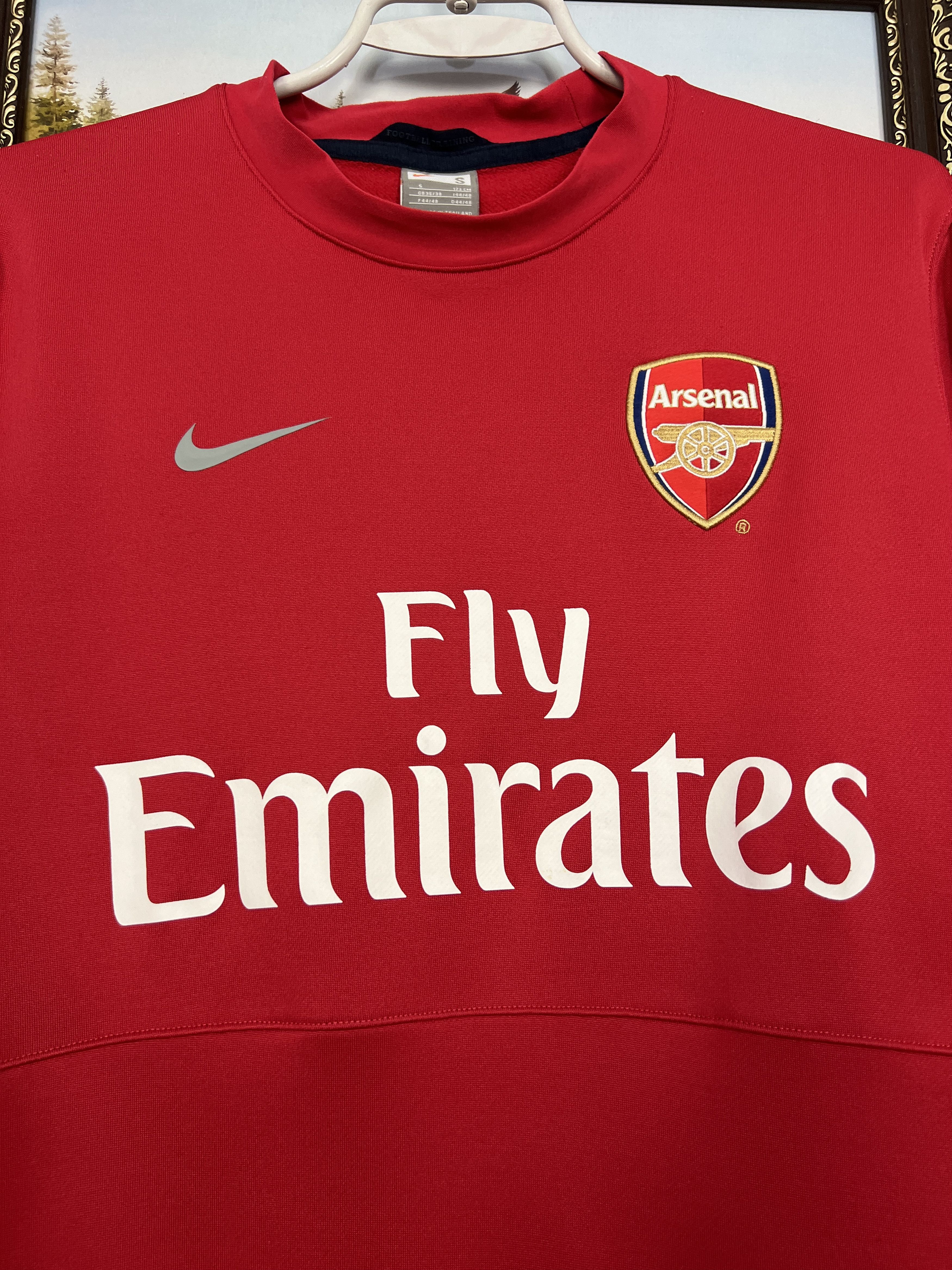 Nike Vintage Nike Arsenal Football Train Sweatshirt Soccer Red Size US S / EU 44-46 / 1 - 3 Thumbnail