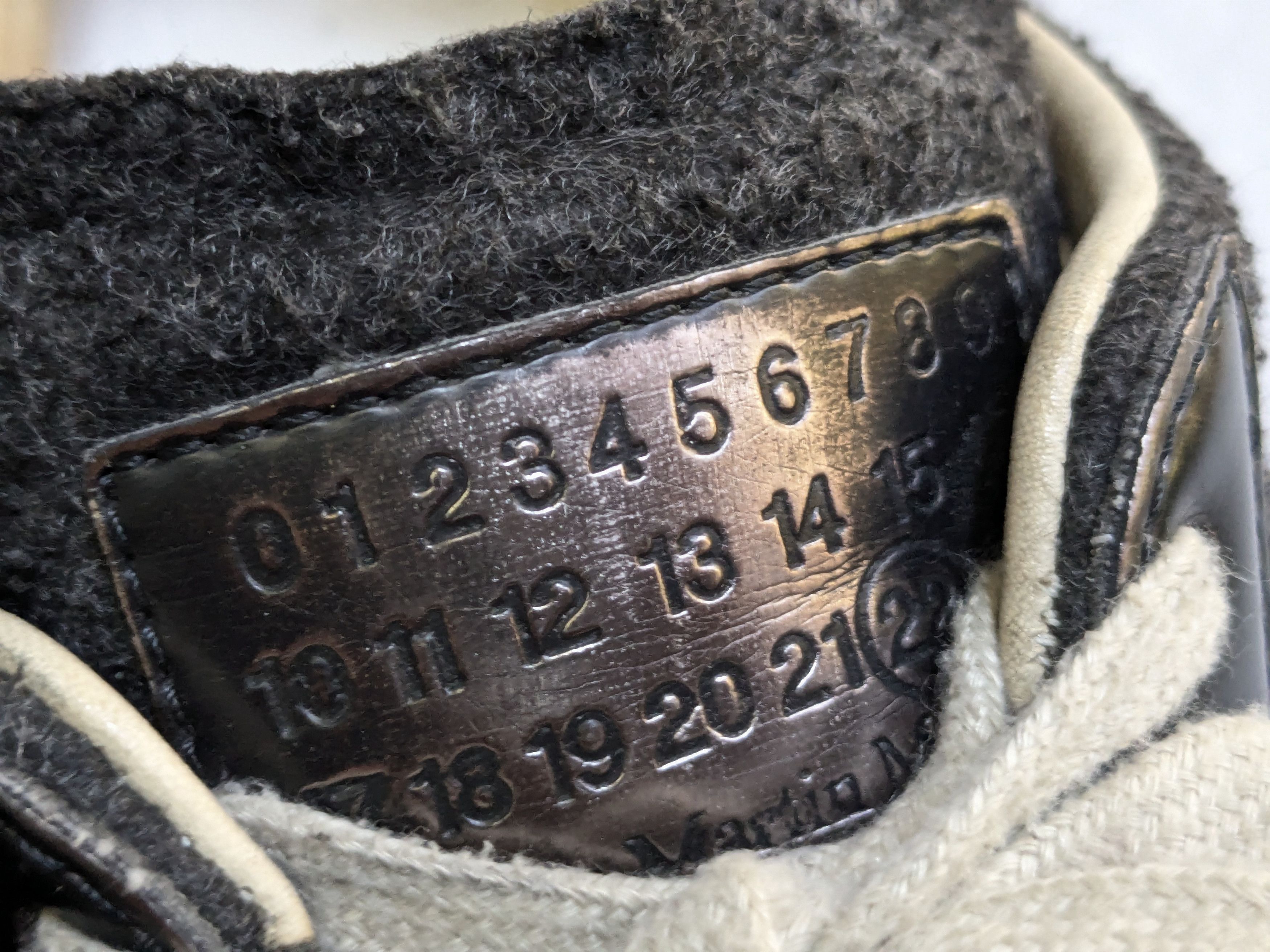 Maison Margiela Maison Margiela Replica GAT Gray Wool 10 43 Low Tops Gum Size US 10 / EU 43 - 10 Thumbnail
