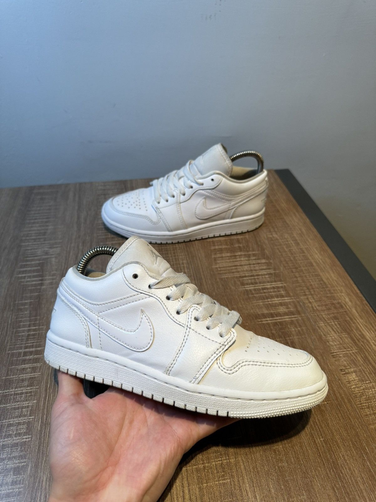Nike Air Jordan Low Triple White Women's Size Sneakers